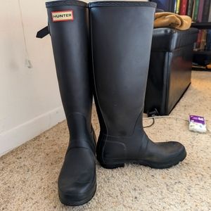 Tall Hunter Boots, Size US 8